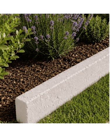Bordure Droite Domus 60 x 10 x 9 cm Ivoire