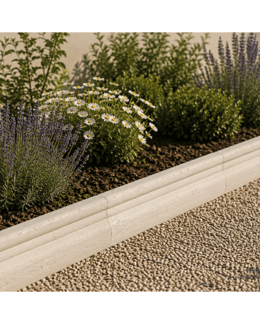 Bordure Chambord 60 x 16 x 7 cm Ivoire