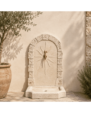 Fontaine de Jardin en Pierre Calypso