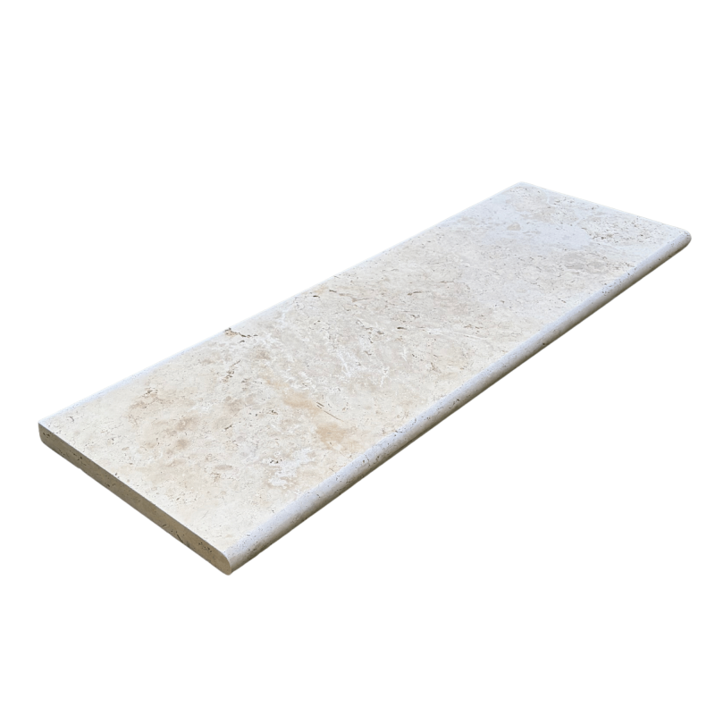 Margelle Bord Rond Travertin 1er Choix 100 x 33 x 3 cm Margelle Bord Rond Travertin 1er Choix 100 x 33 x 3 cm