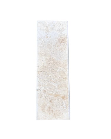 Margelle Bord Rond Travertin 1er Choix 100 x 33 x 3 cm