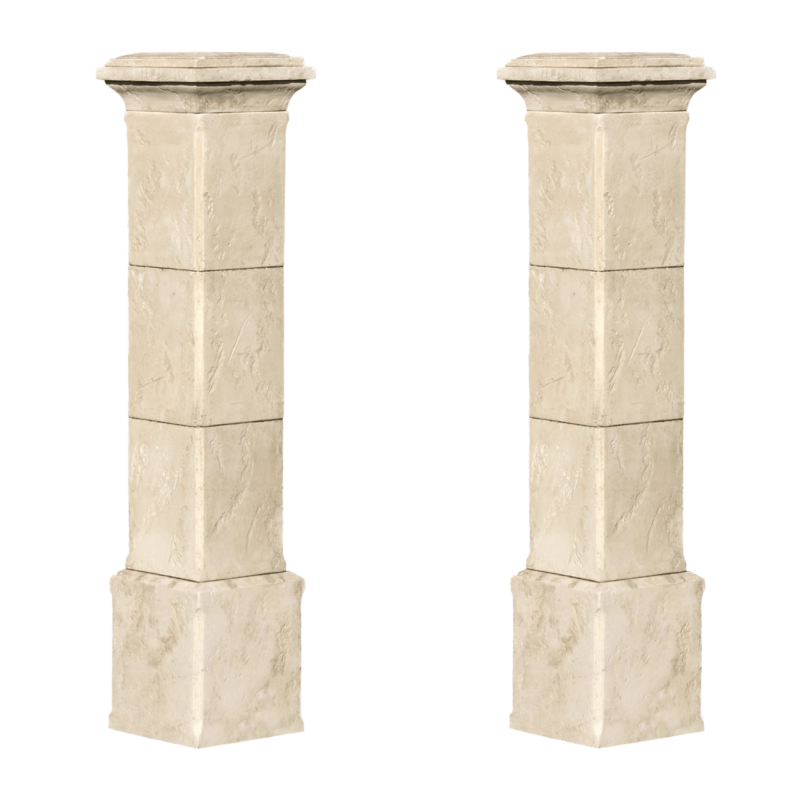 Piliers de Portail Tradition 2m45 Lot de 2