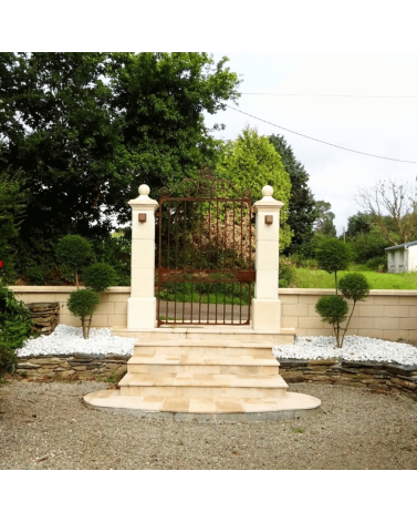Piliers de Portail Provençal 2m75 Lot de 2