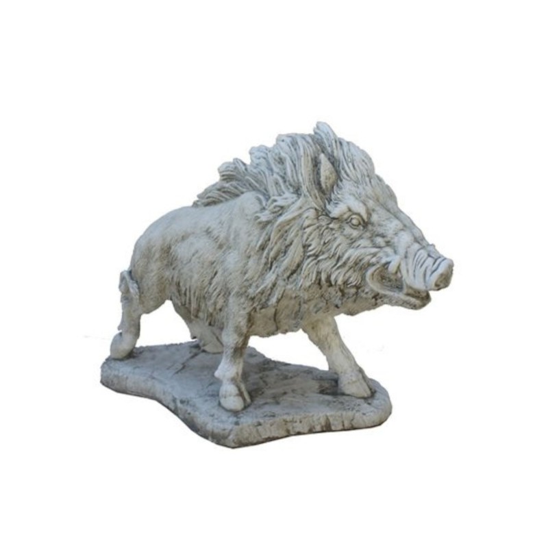 Statue de Jardin en Pierre Sanglier