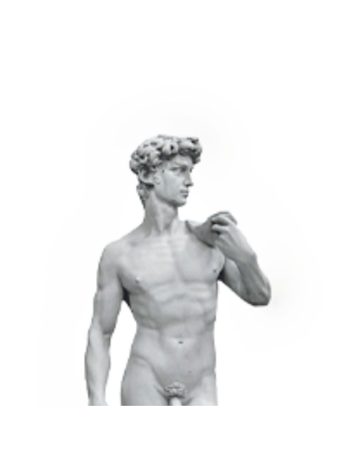 Statue de Jardin en Pierre Homme David Michel-Ange