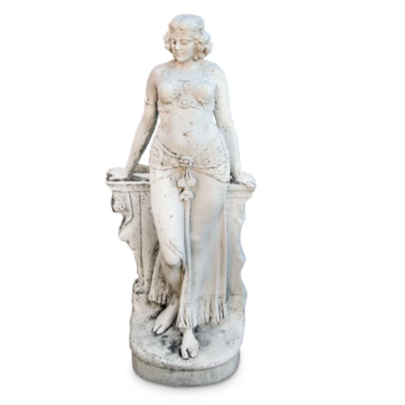 Statue de Jardin en Pierre Femme Egyptienne Statue de Jardin en Pierre Femme Egyptienne