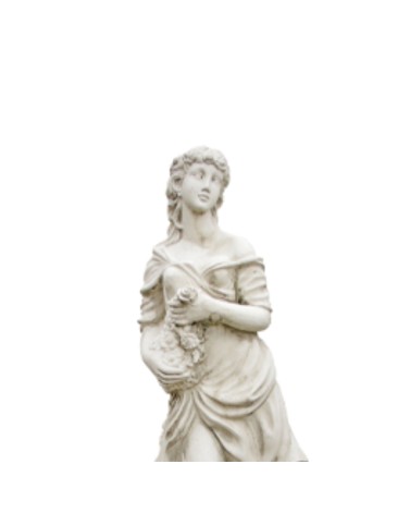 Statue de Jardin en Pierre Femme Fiancée