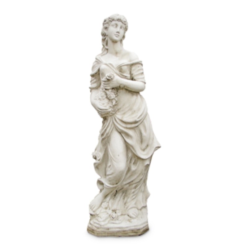 Statue de Jardin en Pierre Femme Fiancée Statue de Jardin en Pierre Femme Fiancée