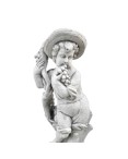 Statue de Jardin en Pierre Garçon A l'Automne