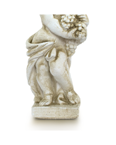 Statue de Jardin en Pierre Garçon A l'Automne