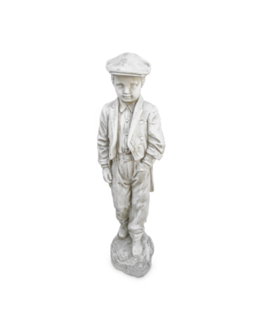 Statue de Jardin en Pierre Jeune Homme en Costume