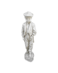 Statue de Jardin en Pierre Jeune Homme en Costume H.105 cm Statue de Jardin en Pierre Jeune Homme en Costume H.105 cm