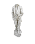 Statue de Jardin en Pierre Jeune Homme en Costume H.105 cm Statue de Jardin en Pierre Jeune Homme en Costume H.105 cm