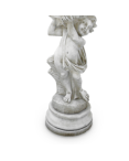 Statue de Jardin en Pierre Fille Vase pour Fleurs H.95 cm Statue de Jardin en Pierre Fille Vase pour Fleurs H.95 cm