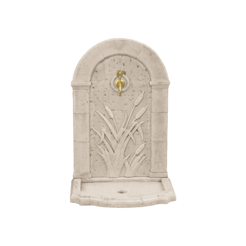 Fontaine de Jardin en Pierre Roseau