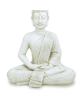Statue de Jardin en Pierre Bouddha Assis H.66 cm