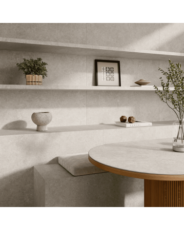 Carrelage Intérieur Effet Béton Pearl 60 x 60 Rectifié