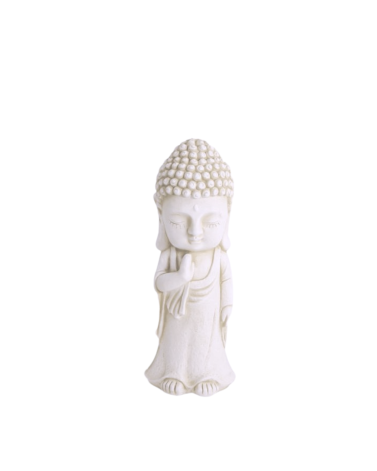 Statue de Jardin en Pierre Petit Bouddha H.50 cm