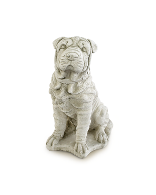 Statue de Jardin en Pierre Sharpei H.58 cm