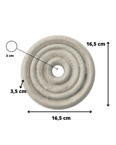 Rosace Décorative pour Robinet Extérieur Ronde